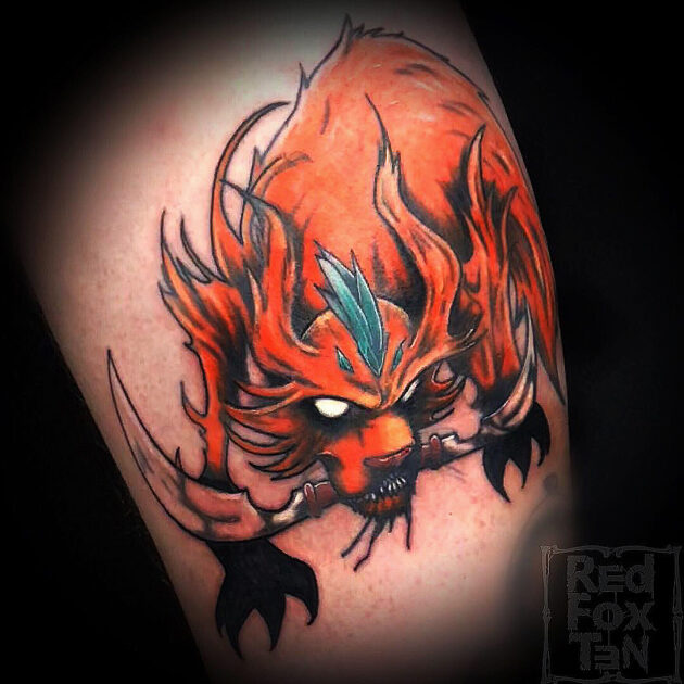 tatouage red fox